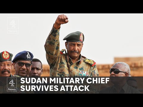 Sudan’s military chief escapes drone attack ‘defiant’