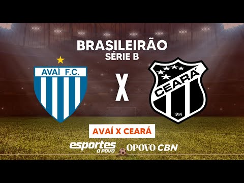 AVAÍ X CEARÁ  - AO VIVO COM LIUÊ GÓIS | BRASILEIRO SÉRIE B - 16ª RODADA