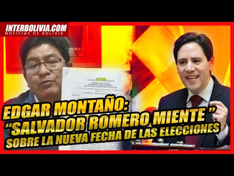 ? Edgar Montaño: Romero Miente y quiere de manera abusiva y arbitraria, diferir las elecciones ?
