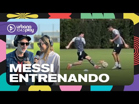 Exclusiva de Leo Messi entrenando con el Inter Miami: Andy Kusnetzoff y Sofi Martínez #Perros2024
