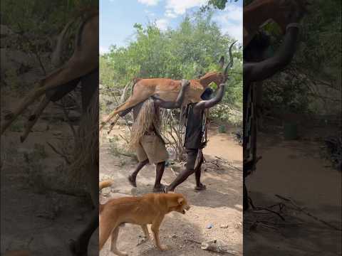 Hunters tribe skills of survival with nature #africa