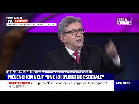 Revivez le meeting de campagne de Jean-Luc Mélenchon à La Défense