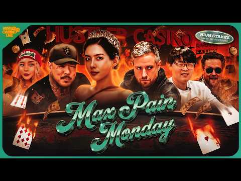 New Video from Hustler Casino Live: MAX PAIN MONDAY w/ Britney, Andrew Neeme, Sashimi, CashMoney & Raver! Commentary by Charlie Wilmoth