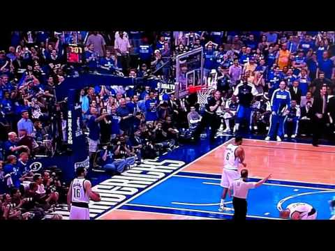 Ron Artest missed dunk vs Mavs game 4 (5/8/11)