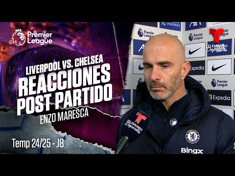 Enzo Maresca: “Pocas veces he visto al Liverpool defenderse” | Premier League | Telemundo Deportes