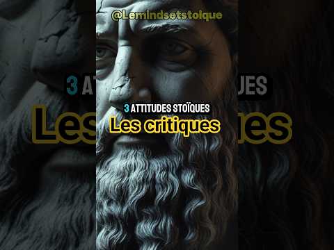Comment réagir face aux critiques. #stoïcisme #motivation #sagessestoïcienne #stoic #citation