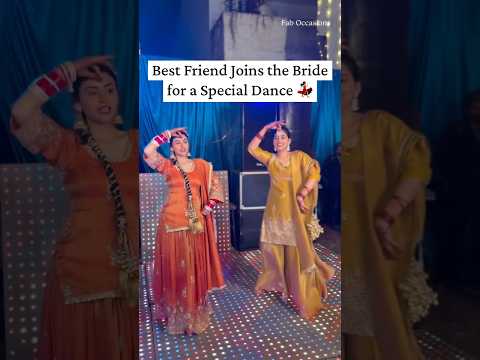 Bride’s Special <strong>Dance</strong> <strong>With</strong> Her Best Friend | Wedding <strong>Dance</strong> | Sangeet Night | Friends Fun | Lehenga