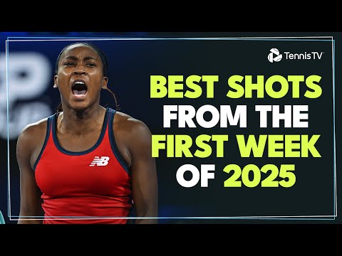 The Best Shots From The First Week of Tennis in 2025 🤩