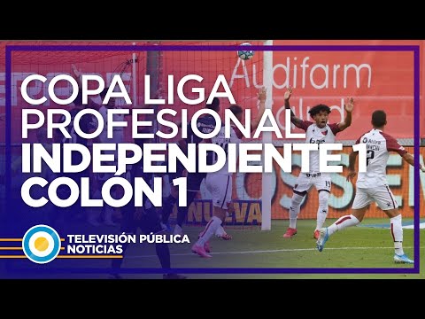 Copa Liga Profesional: Independiente 1 - 1 Colón