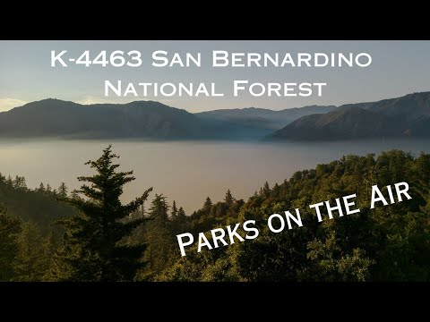 Parks on the Air in the San Bernardino National Forest. k4463. 4K