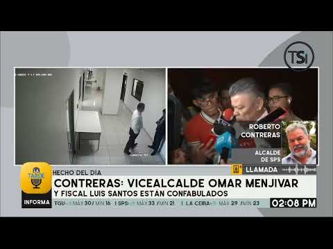 Contreras:Vicealcalde Omar Menjivar y fiscal Luis Santos están confabulados