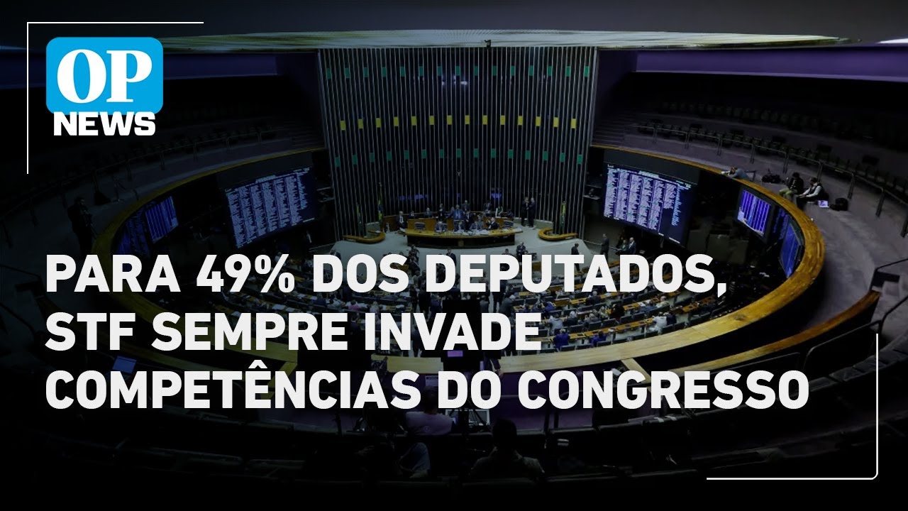 Quaest 49 dos deputados avaliam que STF sempre invade competências do Congresso | OP News