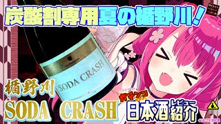 【楯野川】如月ささらのガチンコ日本酒レビュー！【ソーダクラッシュ】