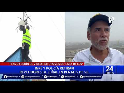 ¡Increíble! Retiran torres ilegales de internet en Penales Castro Castro y Lurigancho
