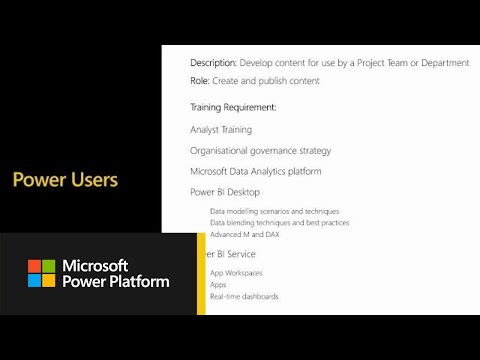 Power BI roll out: user roles | Power BI Adoption Framework