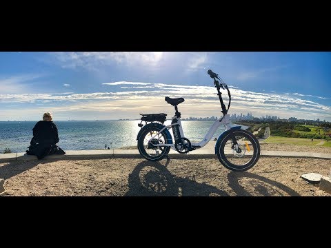 Electric Folding Fat eBike vs one of the biggest hills in Melbourne