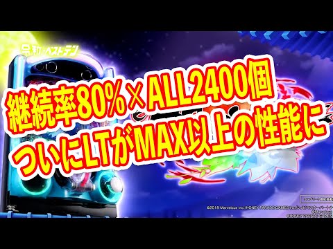 e閃乱カグラ　RUSHはLT直行　継続80%でALL2400　ついに規制完全限界突破したパチンコ