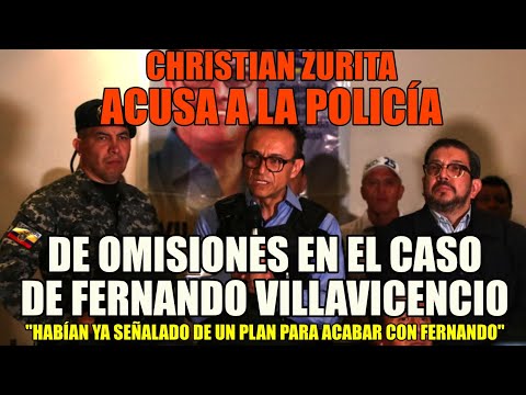 Christian Zurita Desenmascara a la Policía en el Caso de Villavicencio: ¿Segunda Omisión Mortal?