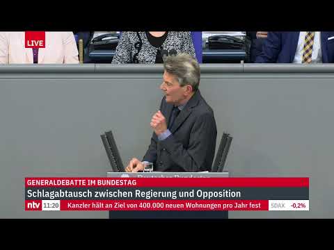LIVE: Generaldebatte im Bundestag zum Haushalt 2024