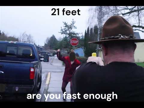 21 foot rule! Are you fast enough?