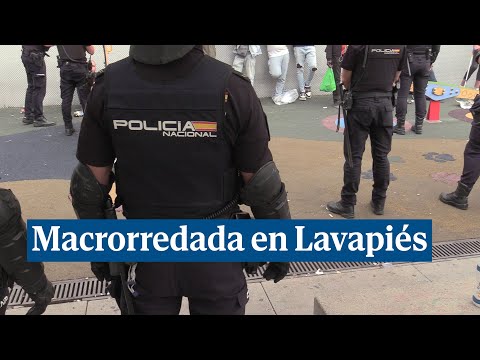La macrorredada del año en Lavapiés se salda con nueve detenidos