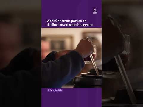 Work Christmas parties on decline, new research suggests