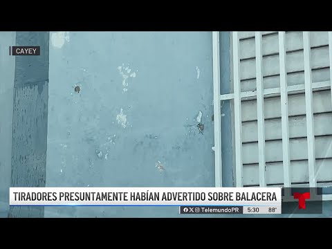 Intensa balacera siembra el terror en Cayey