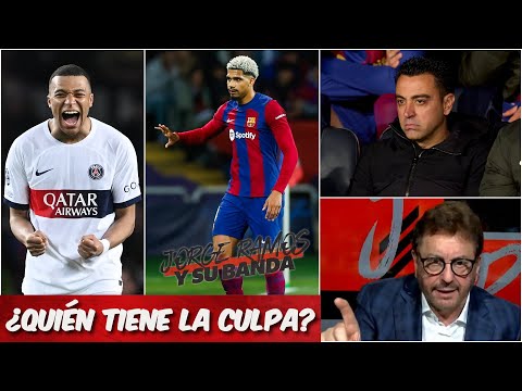 PSG y KYLIAN MBAPPÉ remontan y ELIMINAN al BARCELONA. Xavi, EXPULSADO | Jorge Ramos Y Su Banda