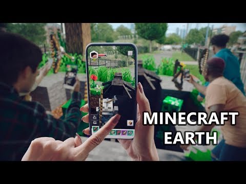 Minecraft Earth ? Como seria o Minecraft do seu mundo