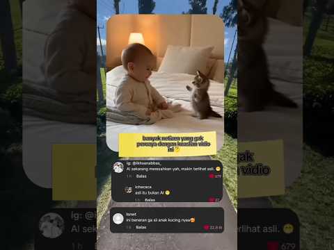 ente yakin itu kucing ?🤔(banyak netizen meragukannya)