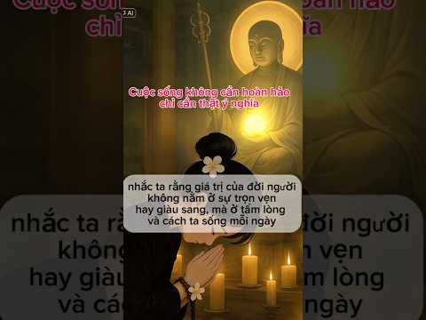 Cuộc Sống Không Cần Thật Hoàn Hảo - Nam Mô A Di Đà Phật #phatphap