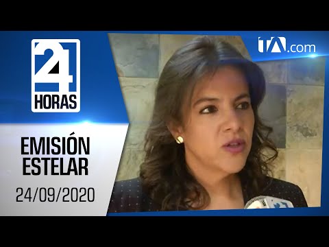 Noticias Ecuador: Noticiero 24 Horas, 24/09/2020 (Emisión Estelar)