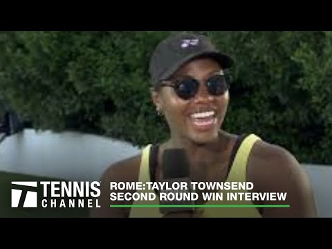 Taylor Townsend excited after the biggest win of her career | 2023 Rome Second Round