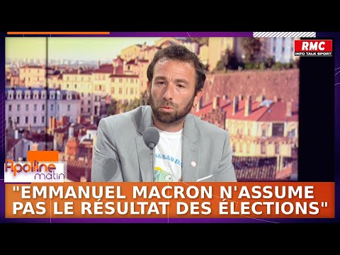 On a un président qui n'assume pas le résultat des élections, condamne Bérenger Cernon, député LFI