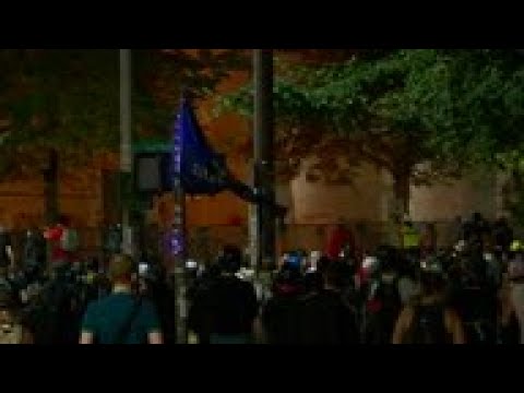 Gas deployed during Portland protests