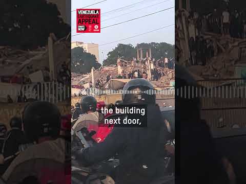 '...the entire block collapsed' #VenezuelaEarthquake #earthquake #oxfam
