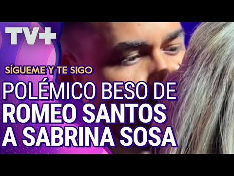Beso de Romeo Santos a Sabrina Sosa genera debate
