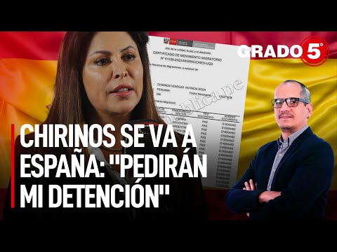 Chirinos se va a España: Pedirán mi detención | Grado 5 con David Gómez Fernandini