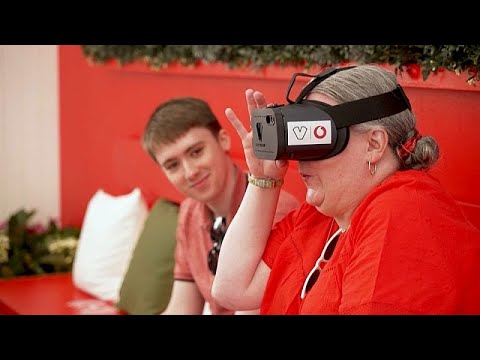 Dank VR-Brille und 5G: Sehbehinderte Fans in Wimbledon fiebern mit