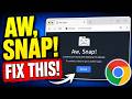 Google Chrome “Aw, Snap!” Error Try These Fixes[1]