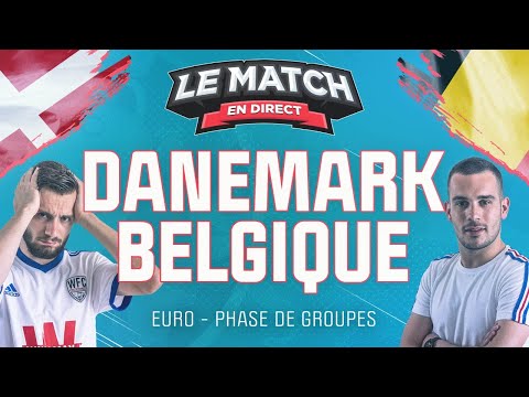 ? Danemark - Belgique / Euro - Le Match en direct (Football)