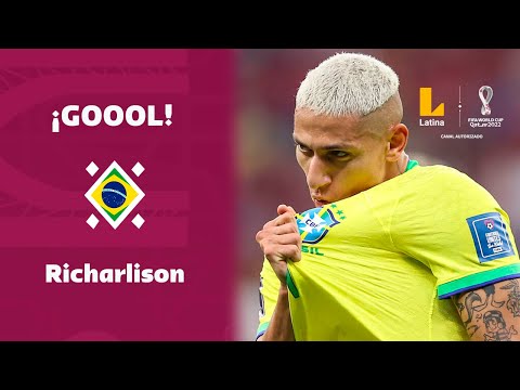 ¡JOGA BONITO! Richarlison convierte el 3-0 para Brasil tras una gran jugada, sufre Corea del Sur
