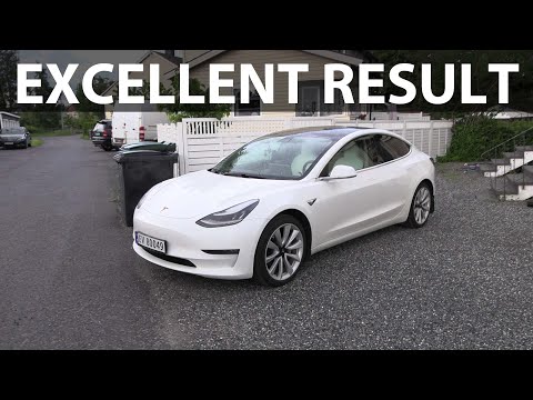 2019 Tesla Model 3 Long Range degradation test after 165k km/3 years