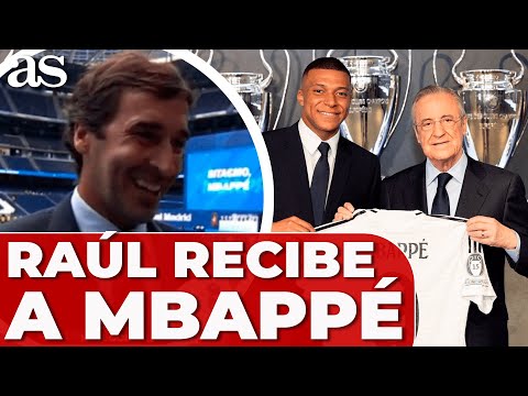 LEYENDA RAÚL GONZÁLEZ da la BIENVENIDA ASÍ A MBAPPÉ al Real Madrid | Presentación