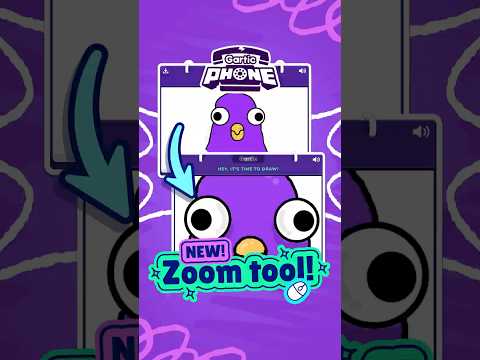 Zoom tool and New avatars to celebrate the 5th anniversary of Gartic Phone