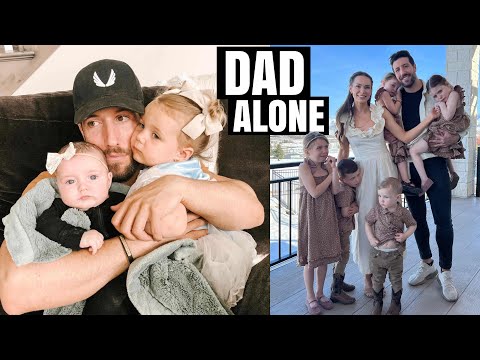 Mom Had To Go. Dad Left Alone with 4 Kids