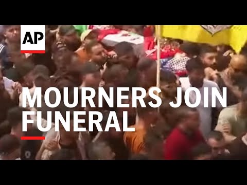 Mourners join funeral for 17-year-old Palestinian shot by Israeli forces in occupied West Bank