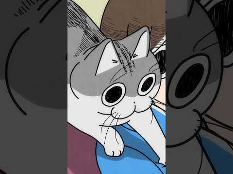 猫の動画サムネイル - ついでにストレッチしていくネコ