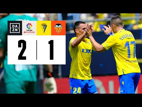 Cádiz CF vs Valencia CF (2-1) | Resumen y goles | Highlights LaLiga Santander