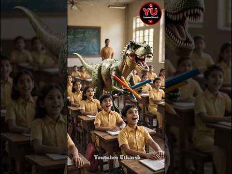 Dinosaur came to class || Carriage House wooden artist || #shortvideo